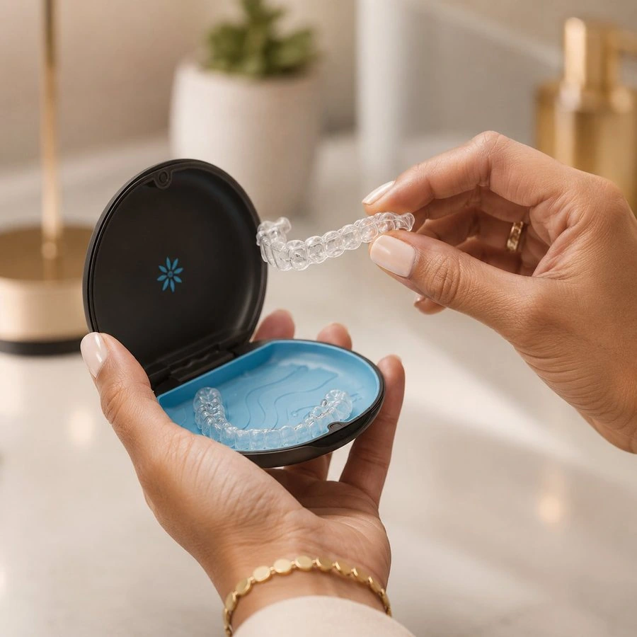 Alinhador transparente Invisalign
